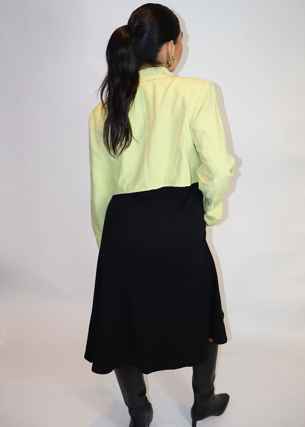 Reworked Lime Green Blazer